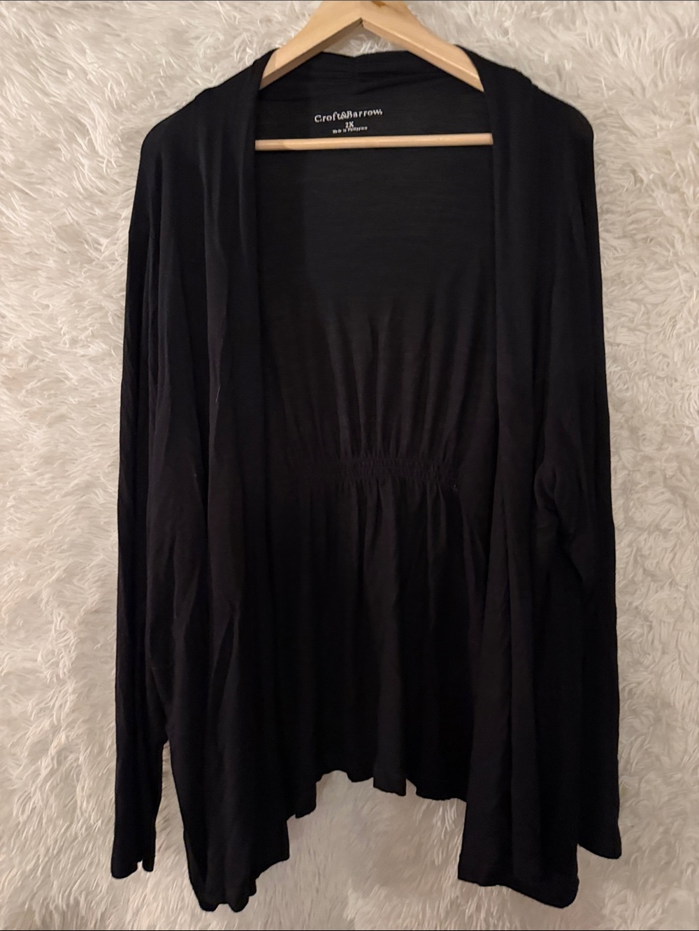 Croft & Barrow Lightweight Cardigan 2X